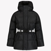 Dsquared2 Girls winter coat Black