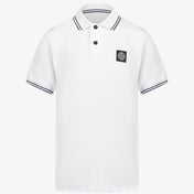 Stone Island Jongens Polo Wit