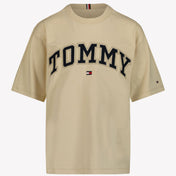 Tommy Hilfiger Boys T-Shirt Hafif Bej