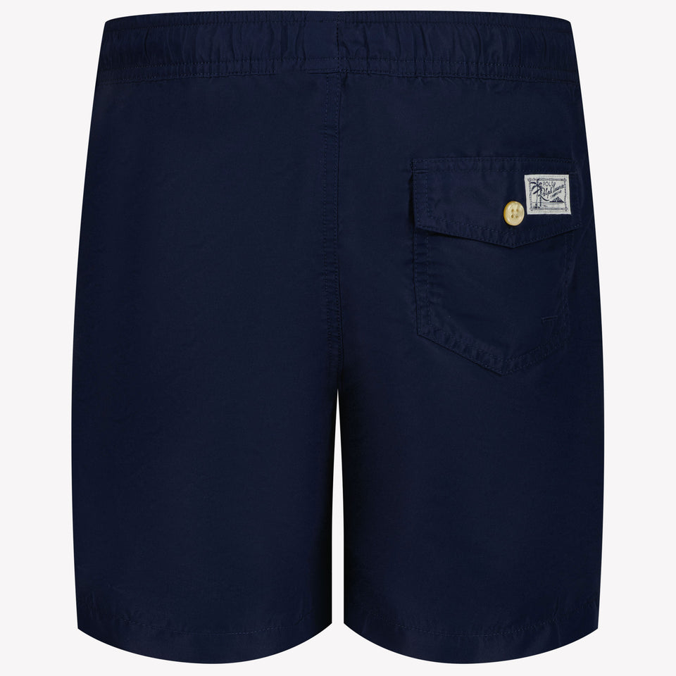 Ralph Lauren Kids Boys Swimwear In Navy