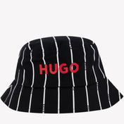 HUGO Kids Boys Hat Black