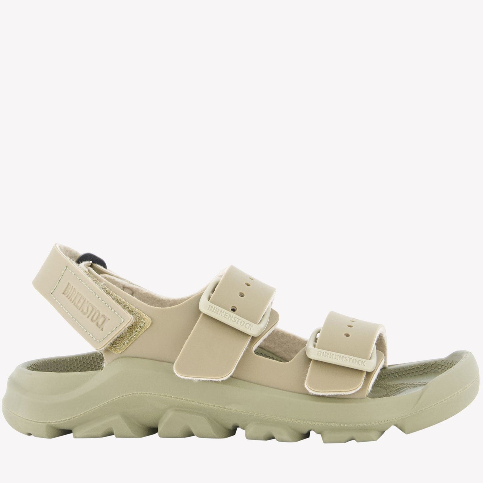 Birkenstock Mogami Boys Sandals In Khaki