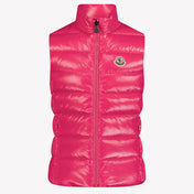 Moncler Girls Body Warmer Fuchsia