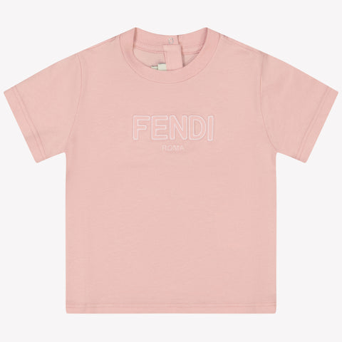 Fendi Baby girls t-shirt in Light Pink