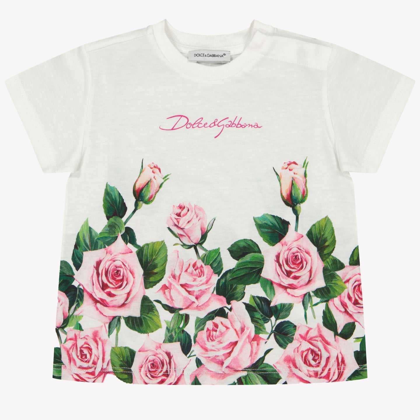 Dolce & Gabbana Baby Girls T-Shirt in White