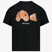 Palm Angels Kinder Jongens T-Shirt In Zwart