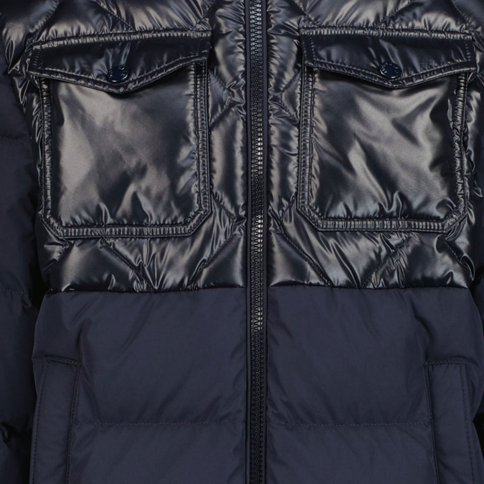 Moncler Bazzin Boys Winter Jacket Navy