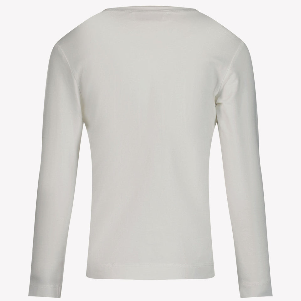 Monnalisa Meisjes T-shirt Off White