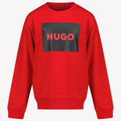 HUGO Kinder Jongens Trui Rood