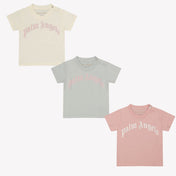 Palm Angels Baby Girls T-shirt Light Pink