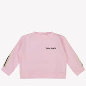 Palm Angels Baby girls sweater in Light Pink