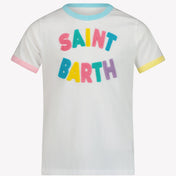 MC2 Saint Barth Çocuk Kızları Tişört Beyaz