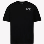 EA7 Kids Boys T-Shirt Siyah