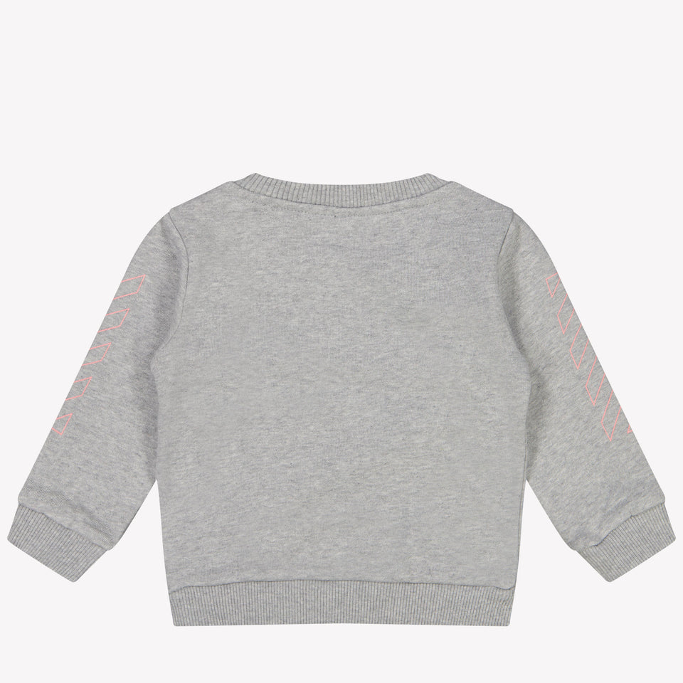 Off-White Baby girls sweater in Light Gray