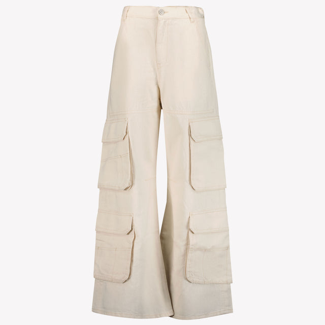 Diesel Kinder Meisjes Broek In Licht Beige