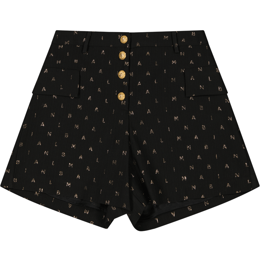 Balmain Kinder Meisjes Shorts Zwart