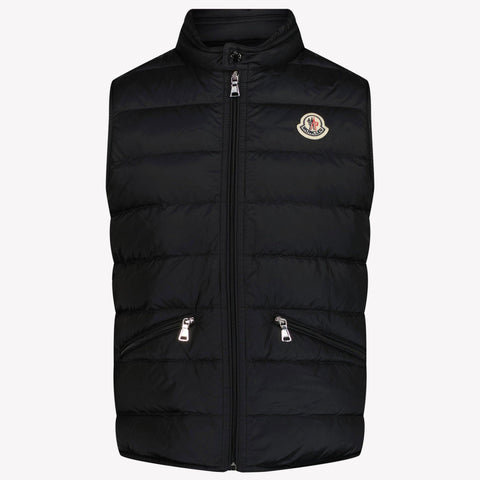 Moncler Gui Kids Boys Bodywarmer  Black