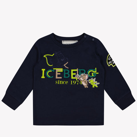 Iceberg Baby Boys T-shirt Navy