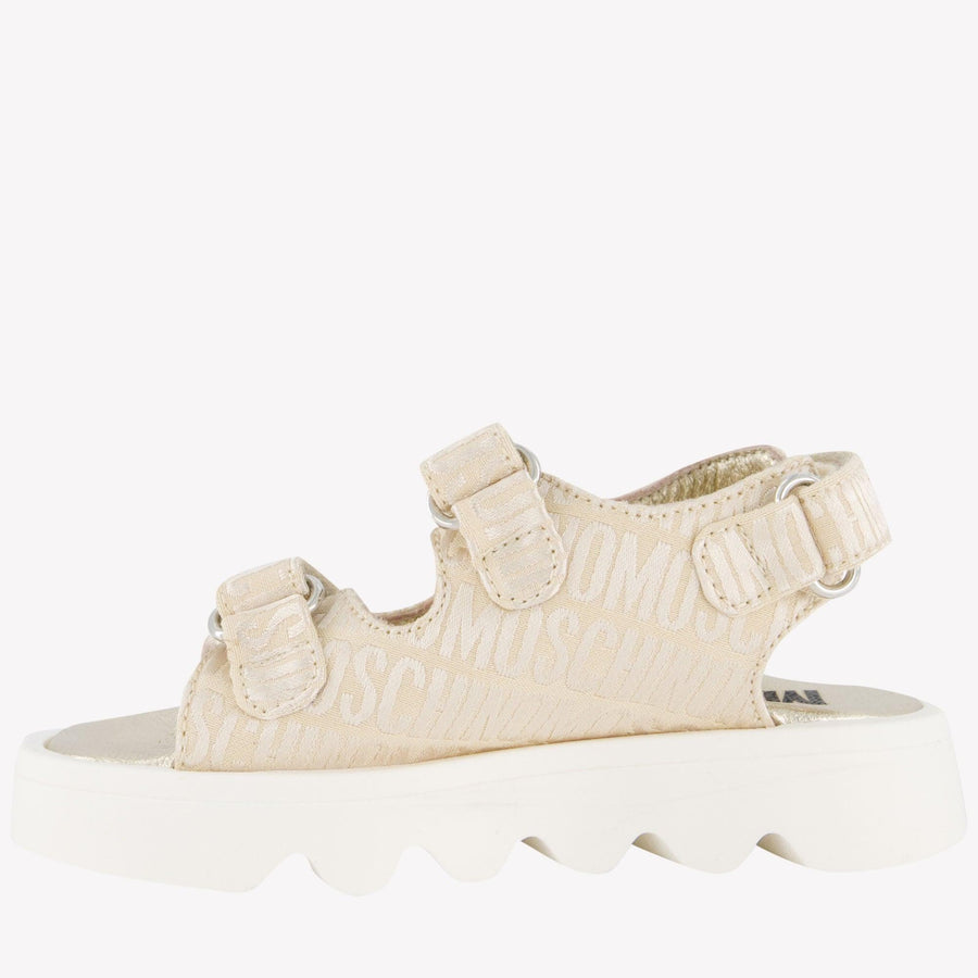 Moschino Unisex Sneakers  Beige