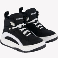 Dsquared2 Kinder Unisex Sneakers Zwart