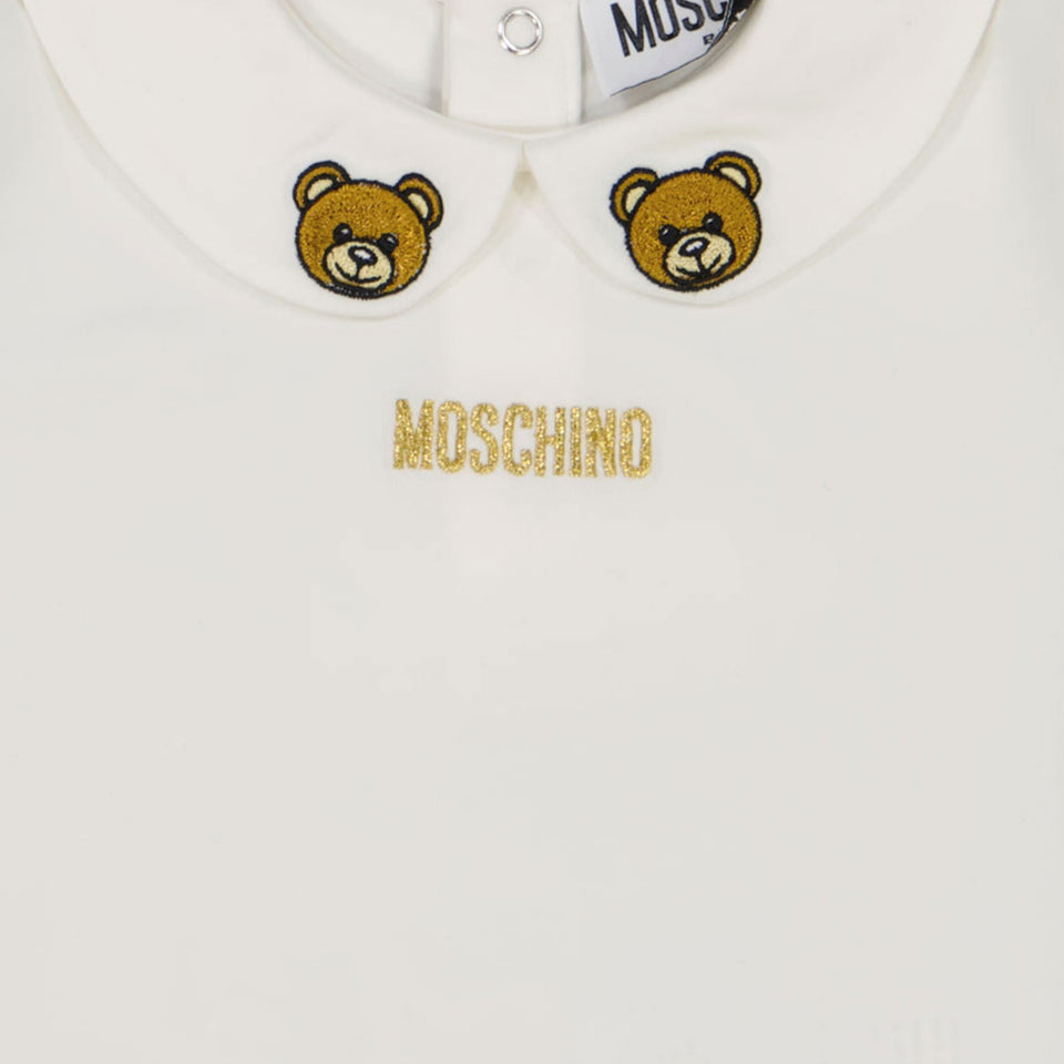 Moschino Baby Girls Polo OffWhite