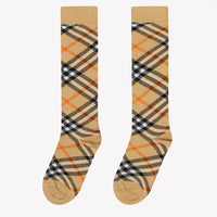 Burberry Kids Unisex Socks In Beige
