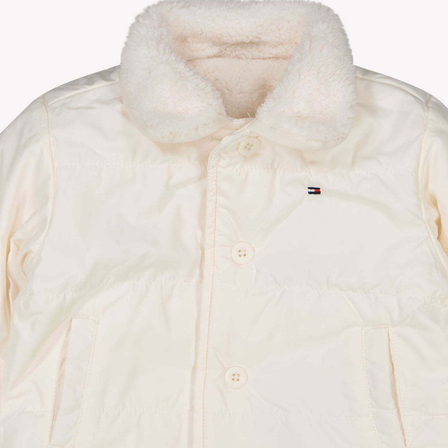 Fendi Baby faux fur jacket OffWhite