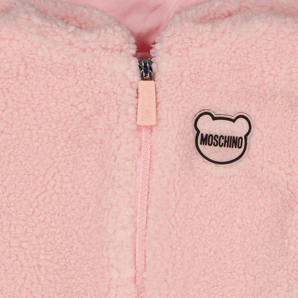 Moschino Baby girls intermediate jacket Light Pink