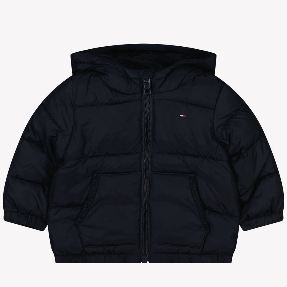 Tommy Hilfiger Baby Unisex Winterjas Navy