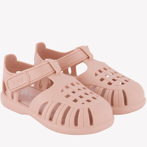 Igor Tobby Girls Water Shoes Light Pink