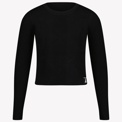 Patrizia Pepe Kids Girls T-Shirt Black