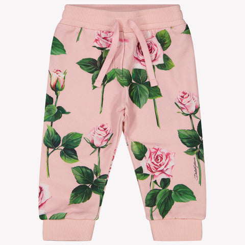 Dolce & Gabbana Baby Meisjes Broek In Licht Roze