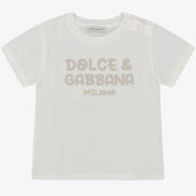 Dolce & Gabbana 男の子のTシャツは白