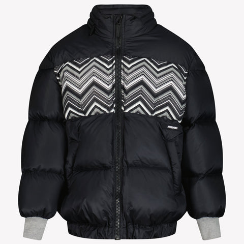 Missoni Kids Boys winter Jacket Black