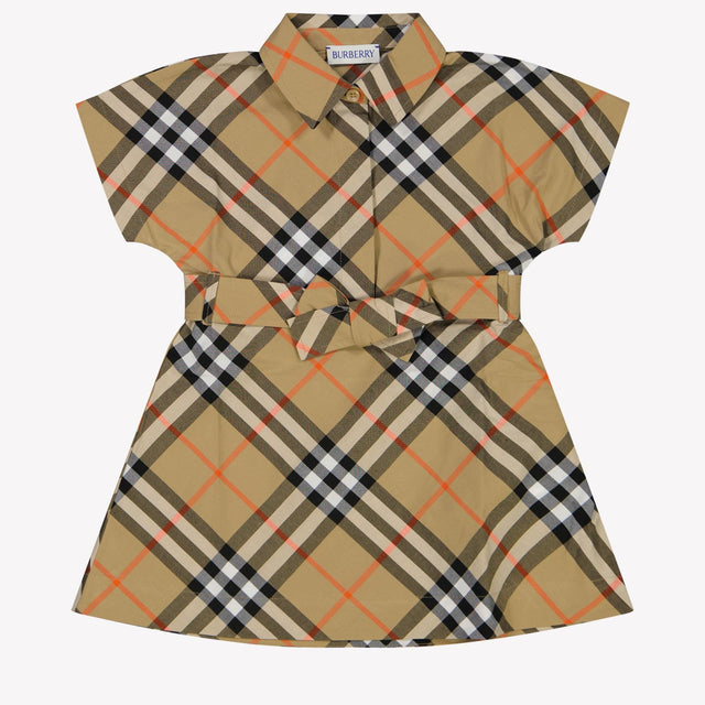 Burberry Giulietta Baby Girls Dress in Beige