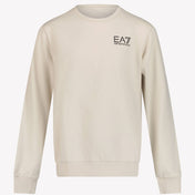 EA7 Kids Boys' Sweater Beige
