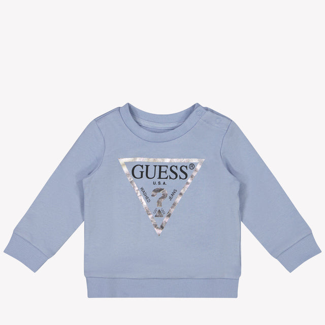 Guess Baby Meisjes Trui Licht Blauw