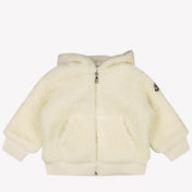 Moncler Baby Unisex Cardigan OffWhite