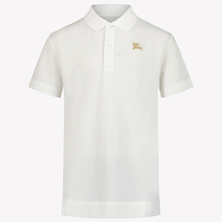 Burberry JOHANE Boys Polo Shirt in White