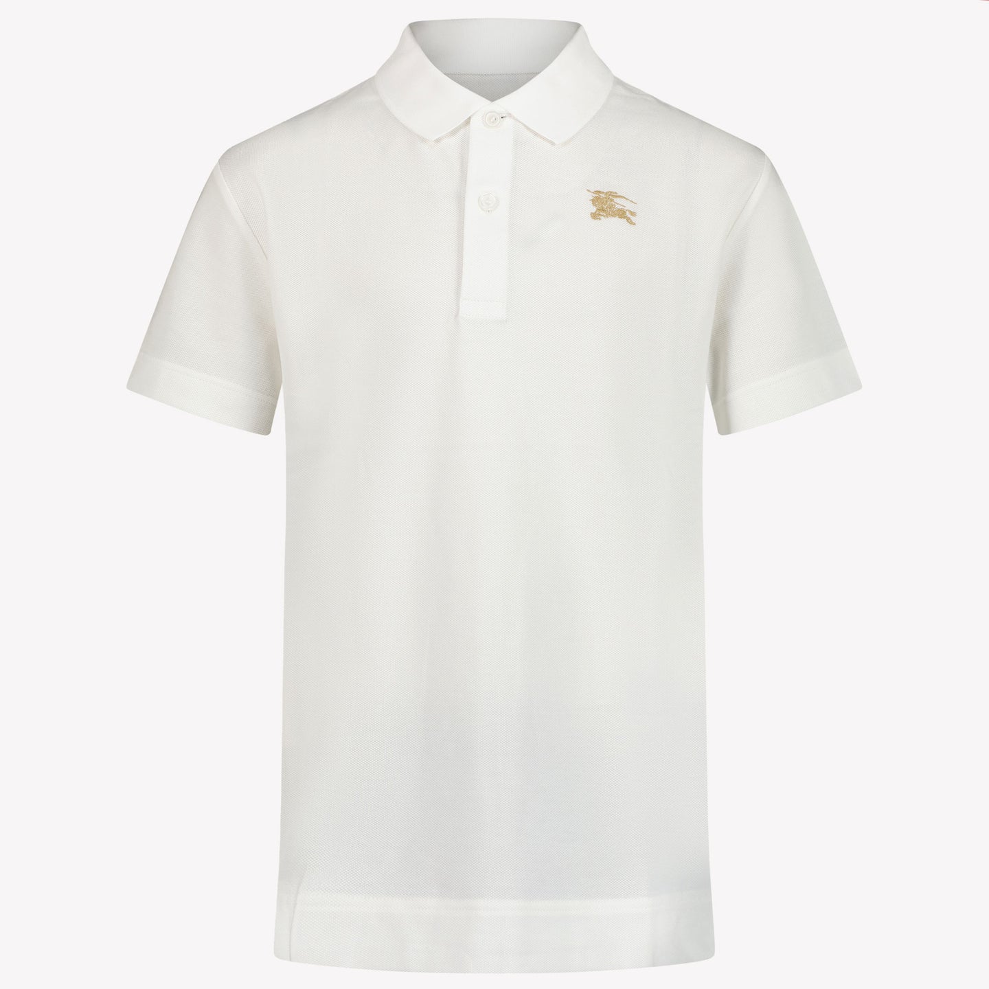 Burberry Johane children's boys polo White