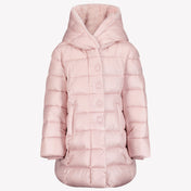 Monnalisa 女の子の冬のジャケットライトピンク