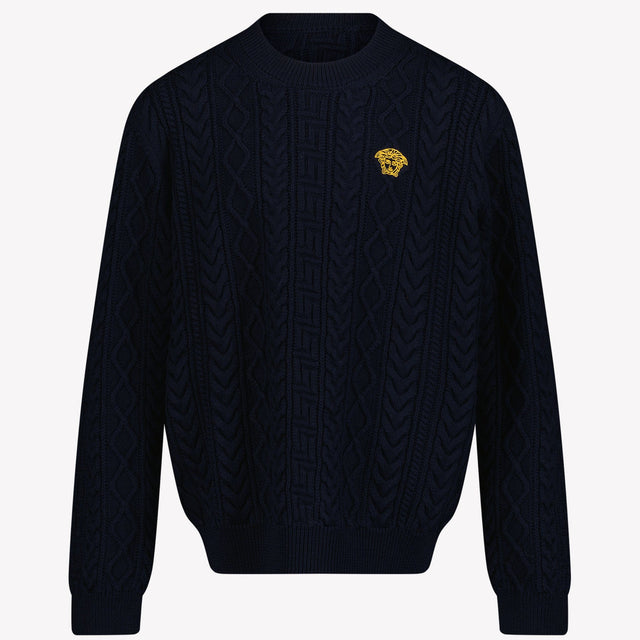 Versace Jongens Trui Navy 4Y