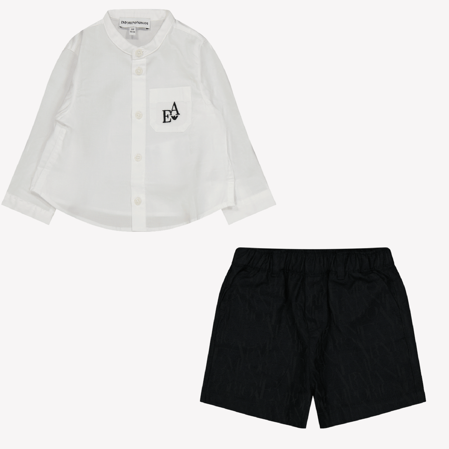 Armani Baby Jongens Setje Wit