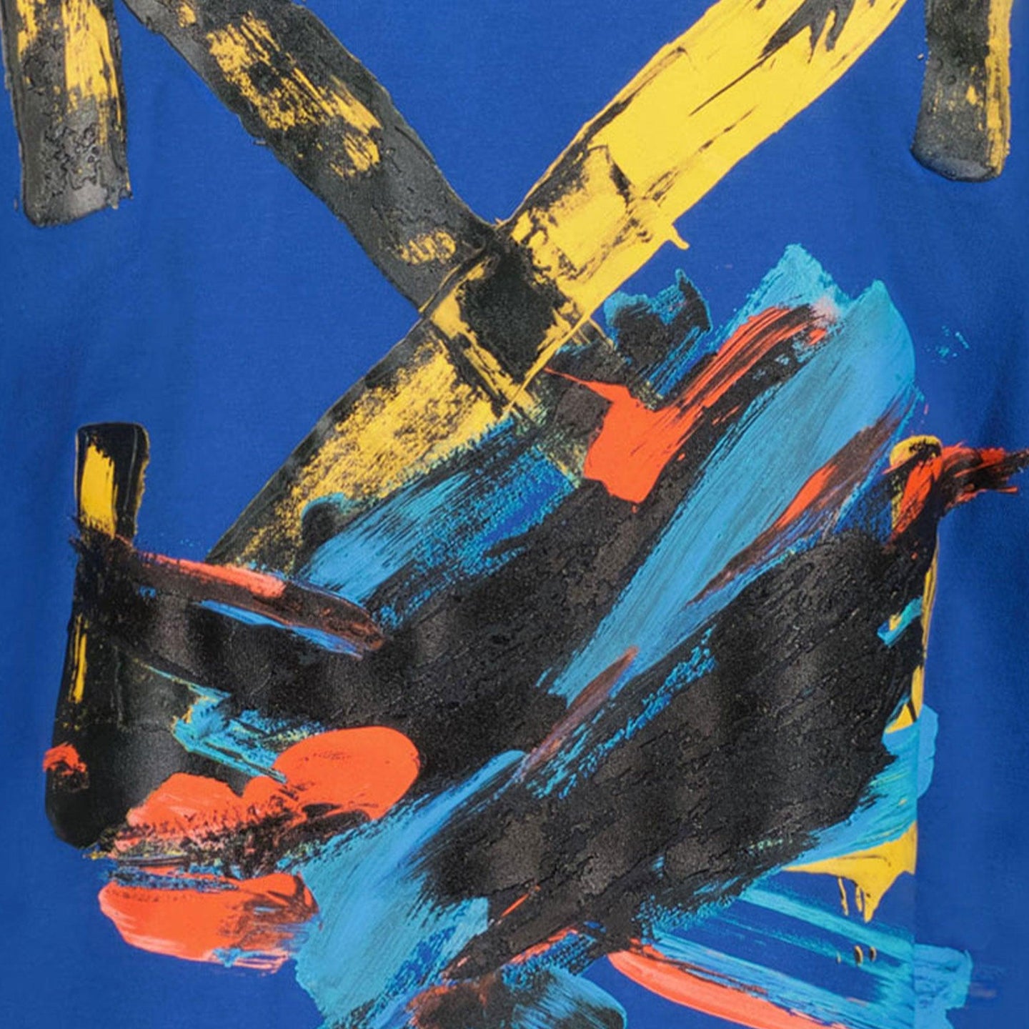 Off-White Kinder Jongens T-Shirt In Cobalt Blauw