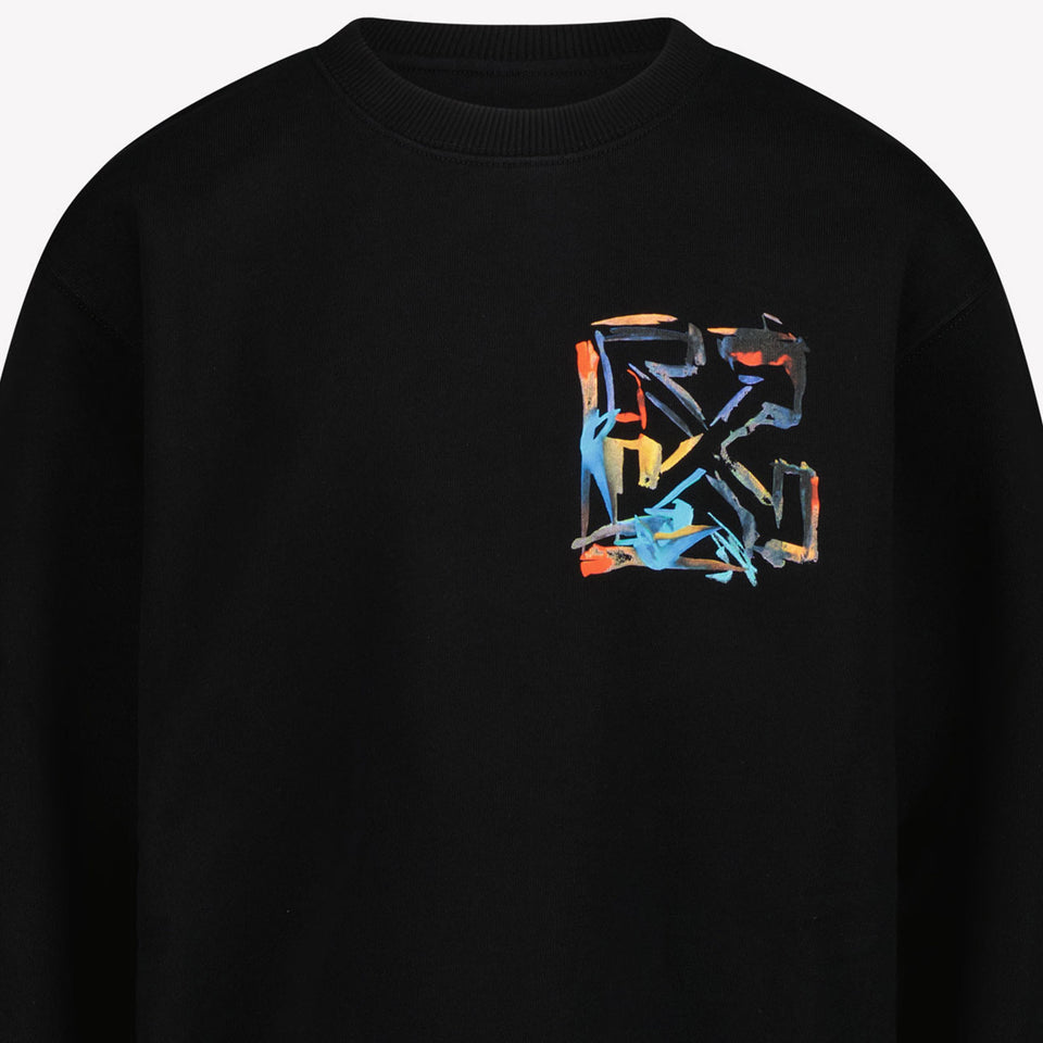 Off-White Kids Boys Sweater in Black