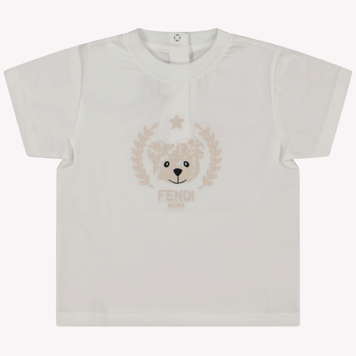 Fendi Baby Unisex T-Shirt in White