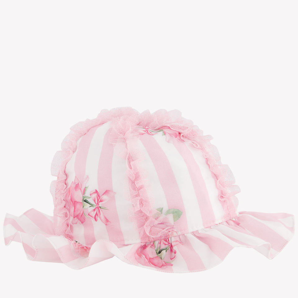 MonnaLisa Baby Girls Hat in Light Pink