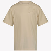 Burberry Unisex T-shirt Light Beige