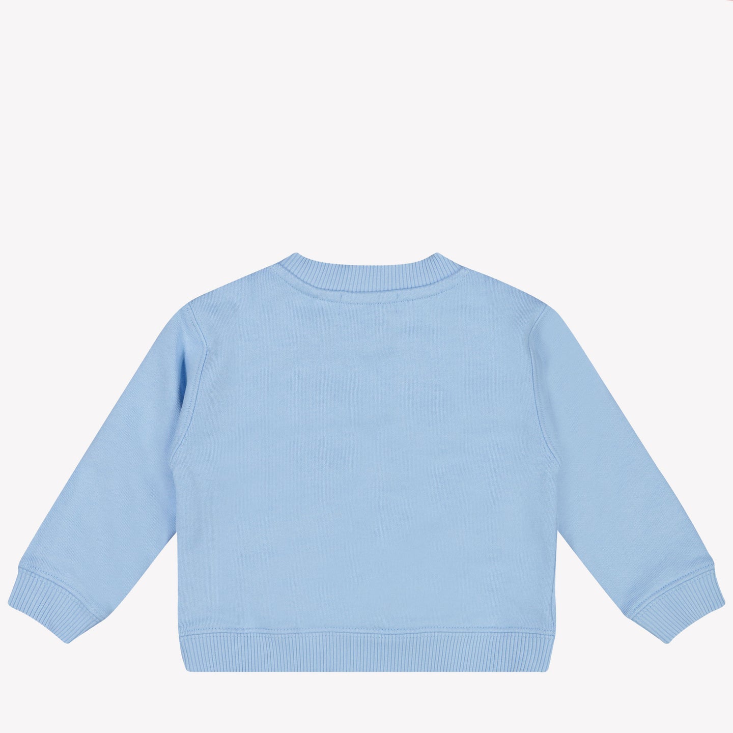 Palm Angels Baby boys sweater in Light Blue