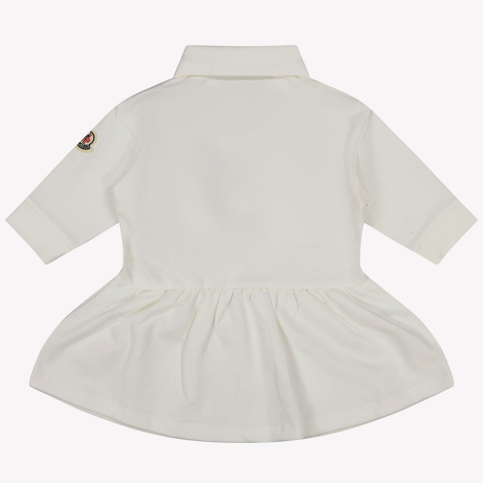 Moncler Baby Girls Dress In White